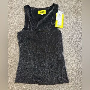 Women's Black Sleeveless Top